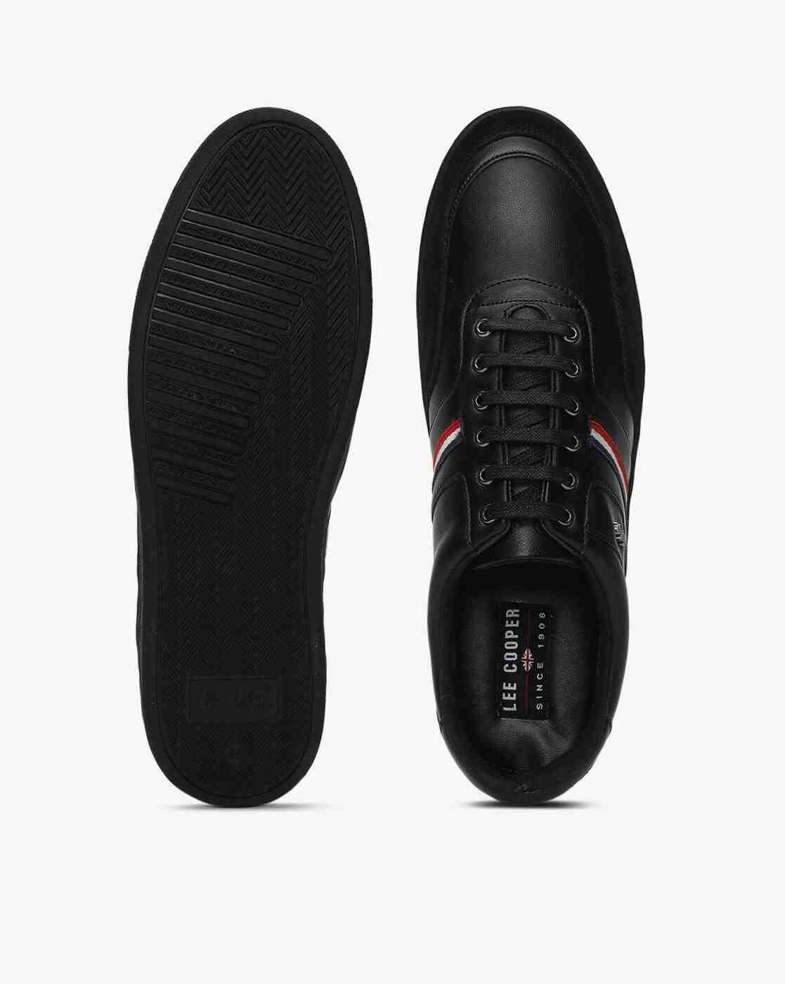Lee Cooper | Low-Top Round-Toe Lace-Up Sneakers|2
