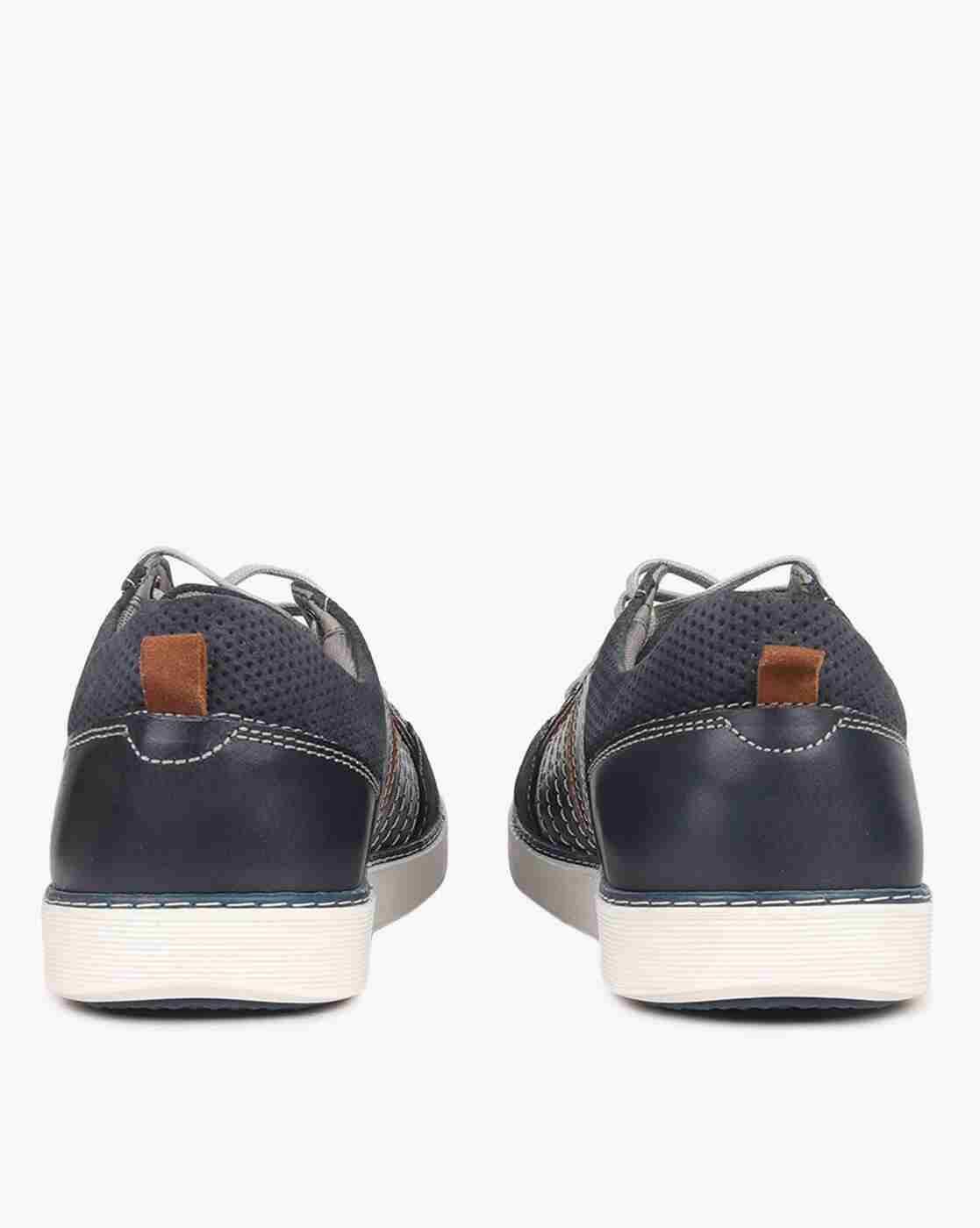 Lee Cooper | Men Mid-Top Round-Toe Lace-Up Sneakers|3