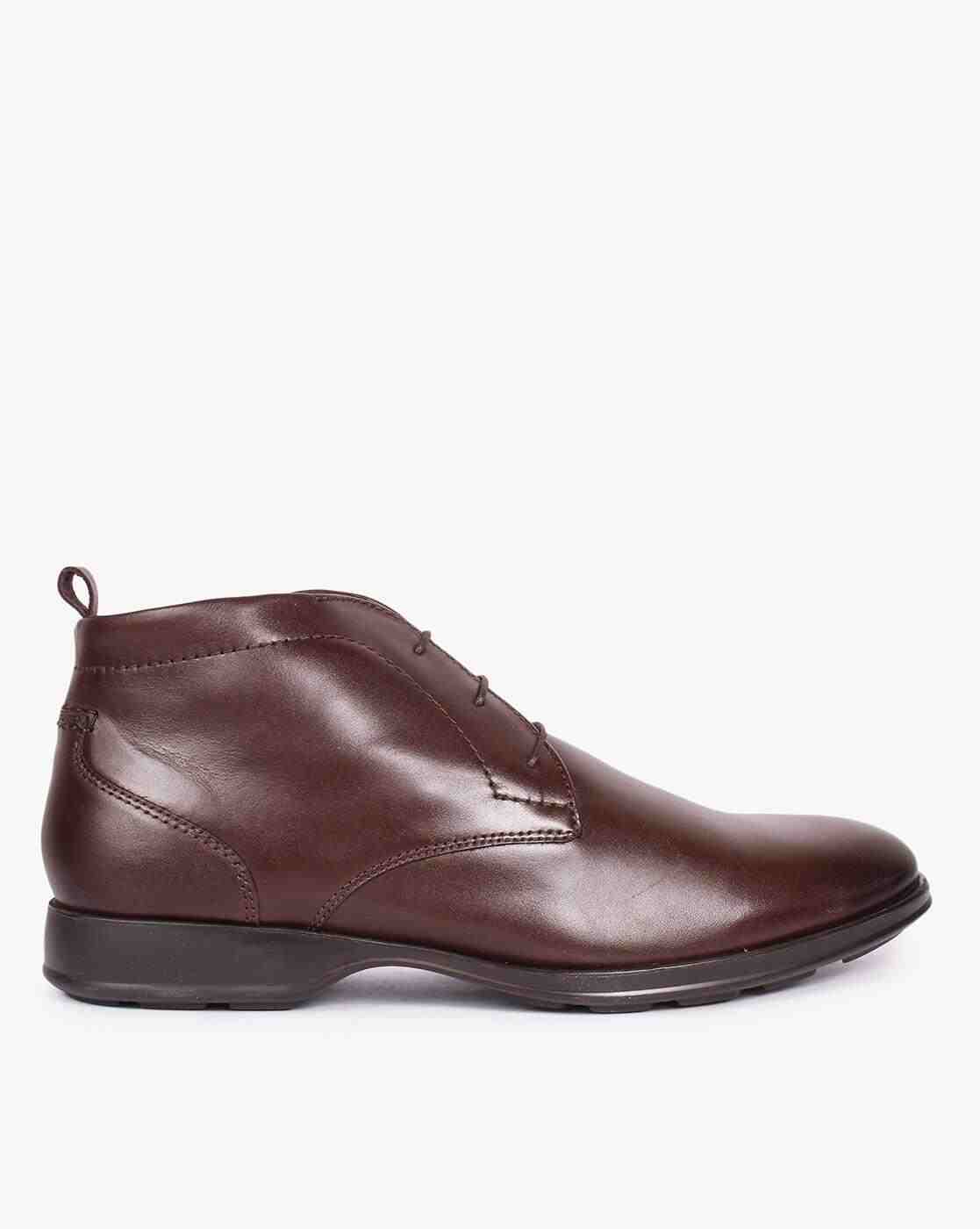 Men Mid-Top Lace-Up Shoes