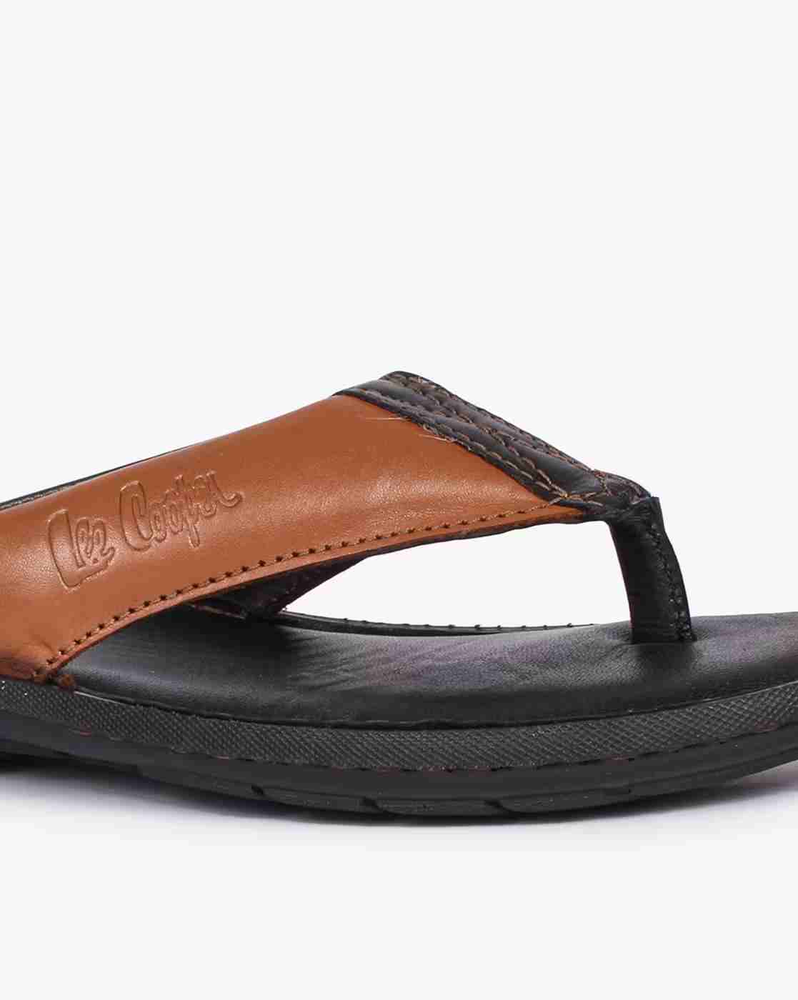Lee Cooper | Men Brand Print Sandals|4
