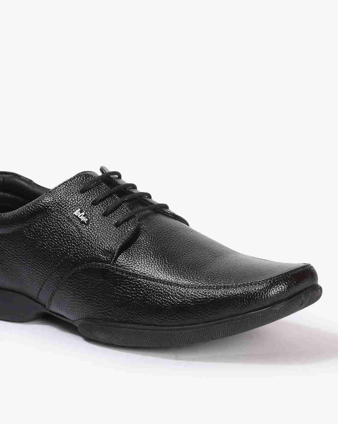 Lee Cooper | Leather Lace-Up Derby Shoes|4