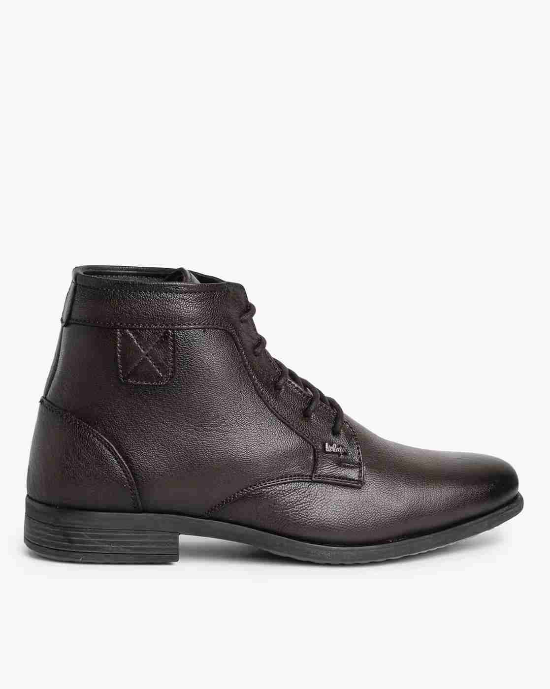 Lee Cooper | Men Panelled Ankle-Length Boots|0