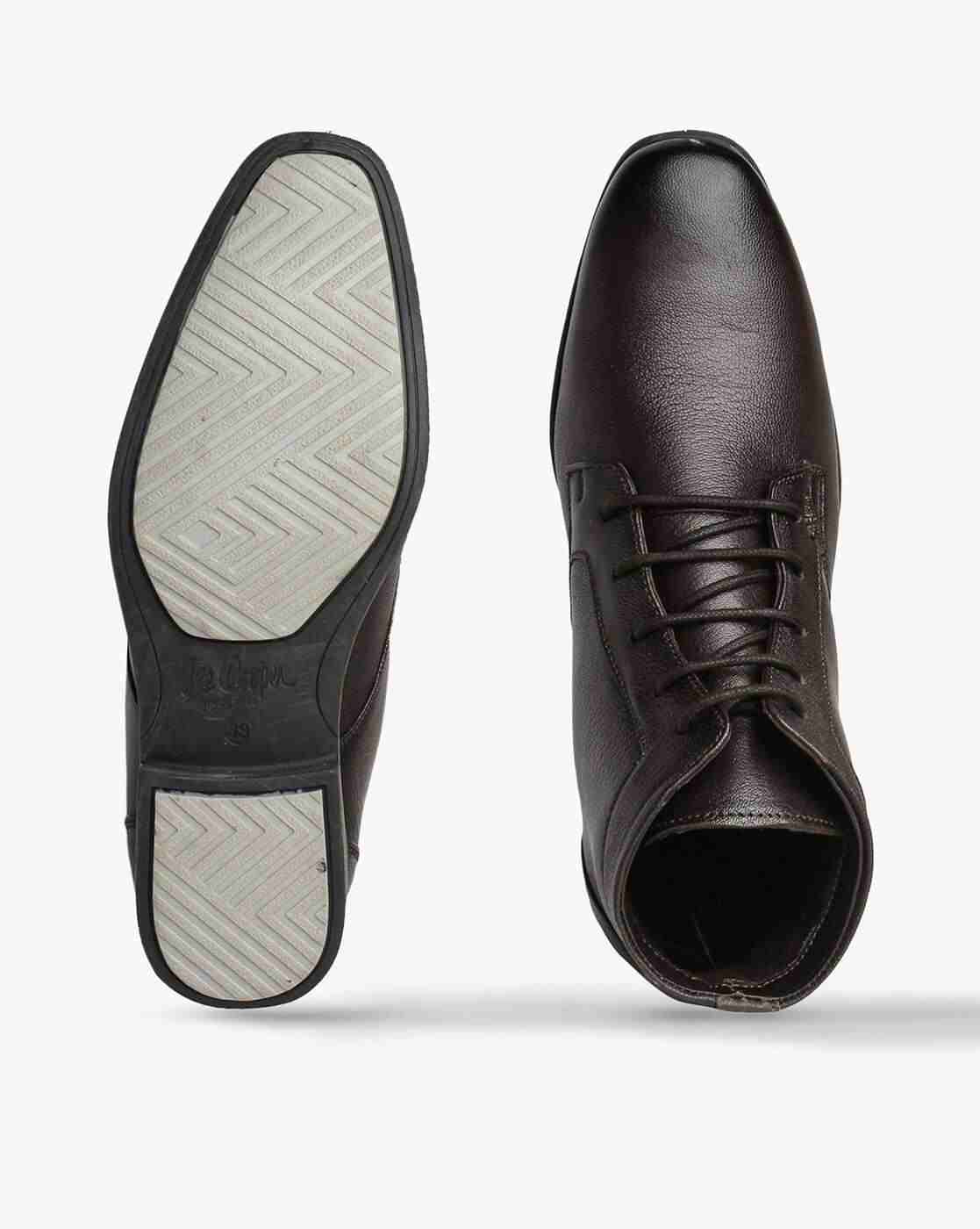 Lee Cooper | Men Panelled Ankle-Length Boots|2