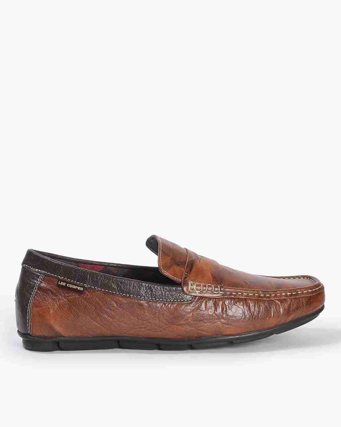 Square-Toe Slip-On Shoes