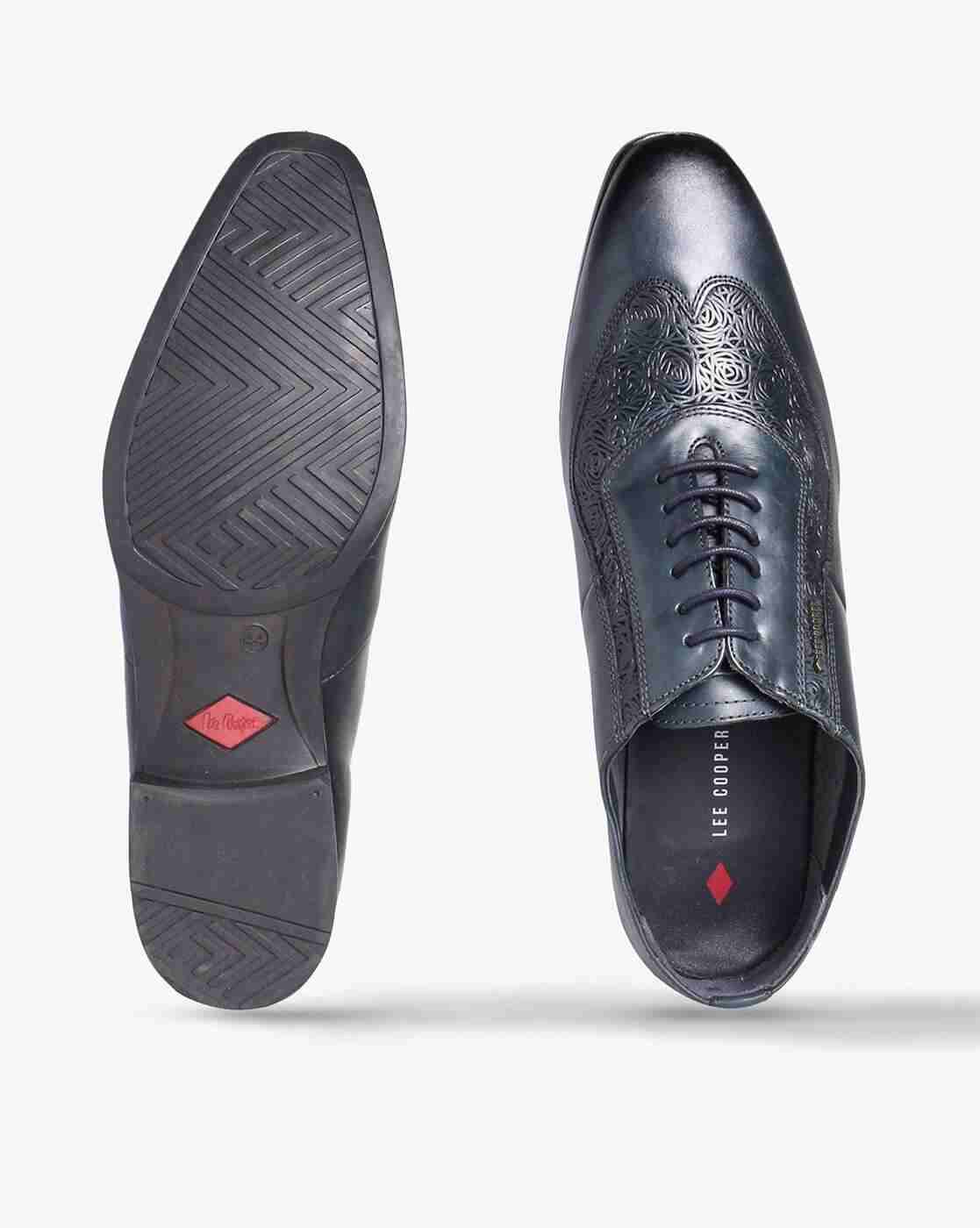 Lee Cooper | Men Paneled Oxford Shoes|2