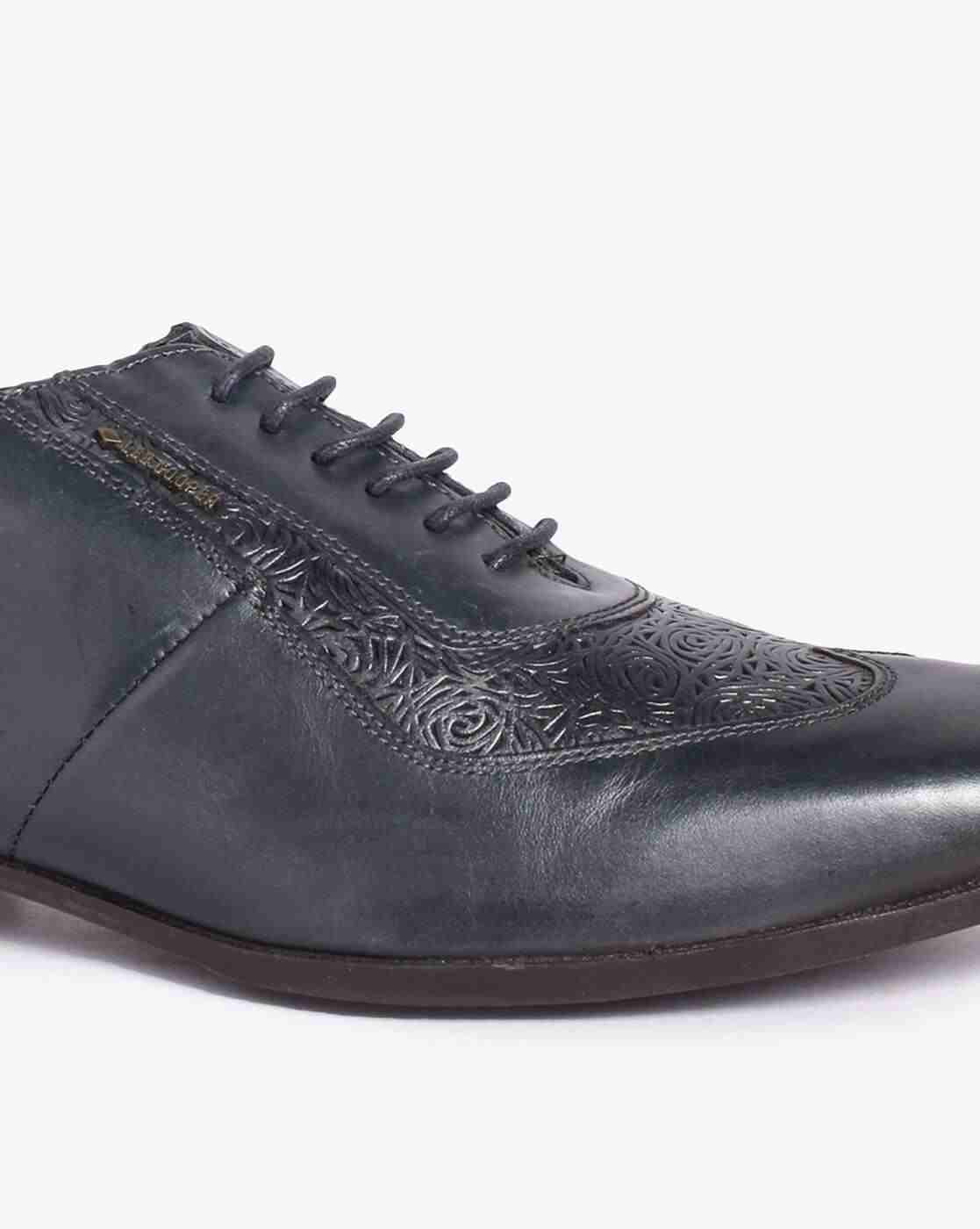 Lee Cooper | Men Paneled Oxford Shoes|3