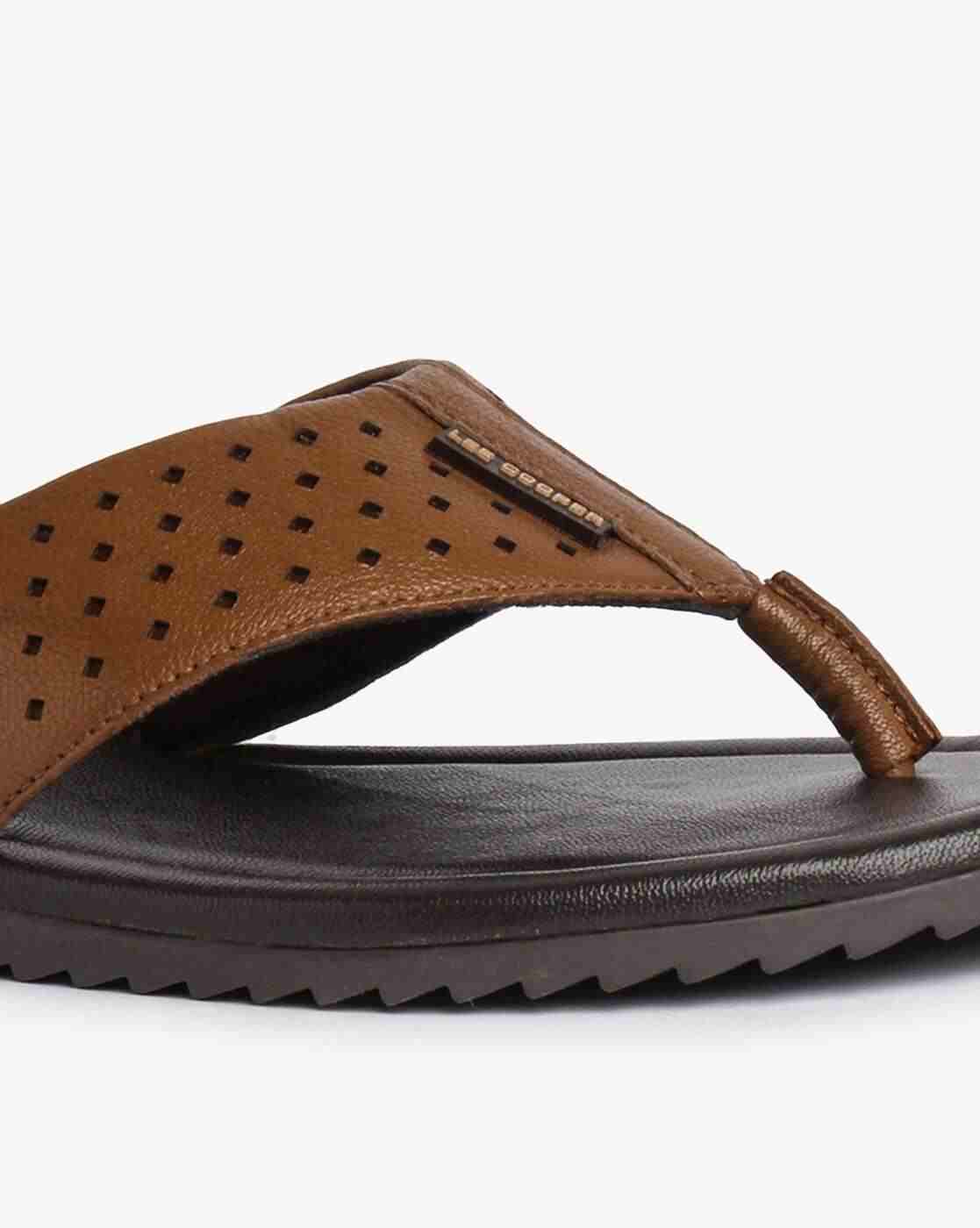 Lee Cooper | Men Leather Thong-Strap Sandals|4
