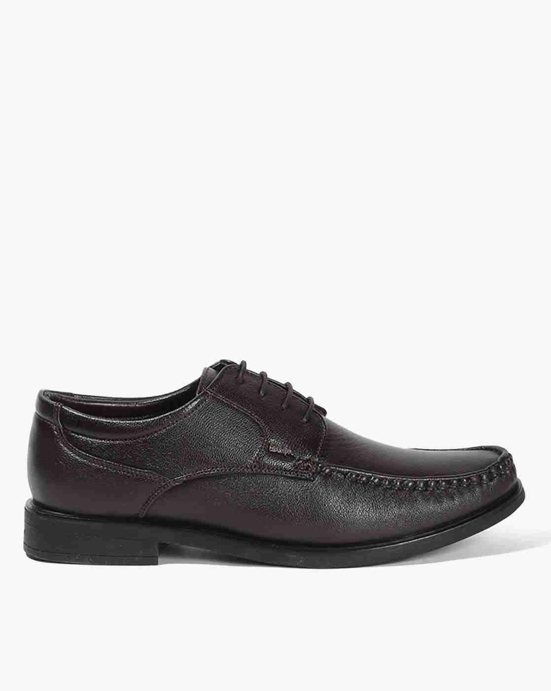 Men Leather Lace-Up Formal Shoes