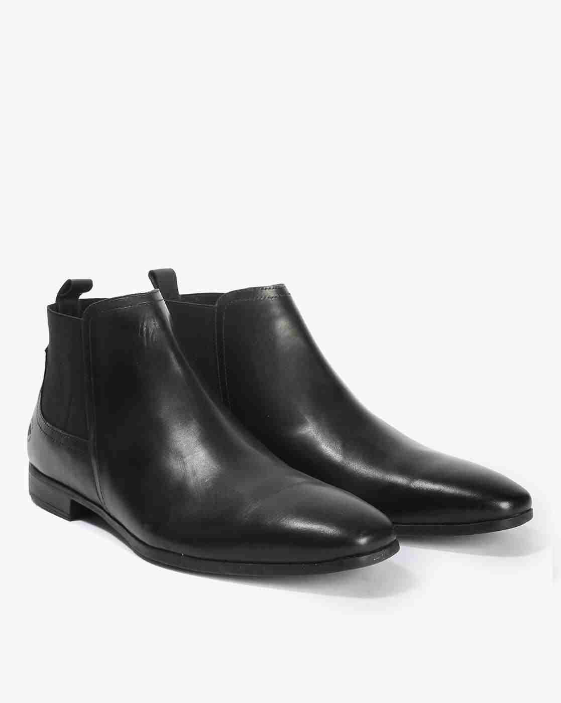 Slip-On Ankle-Length Boots