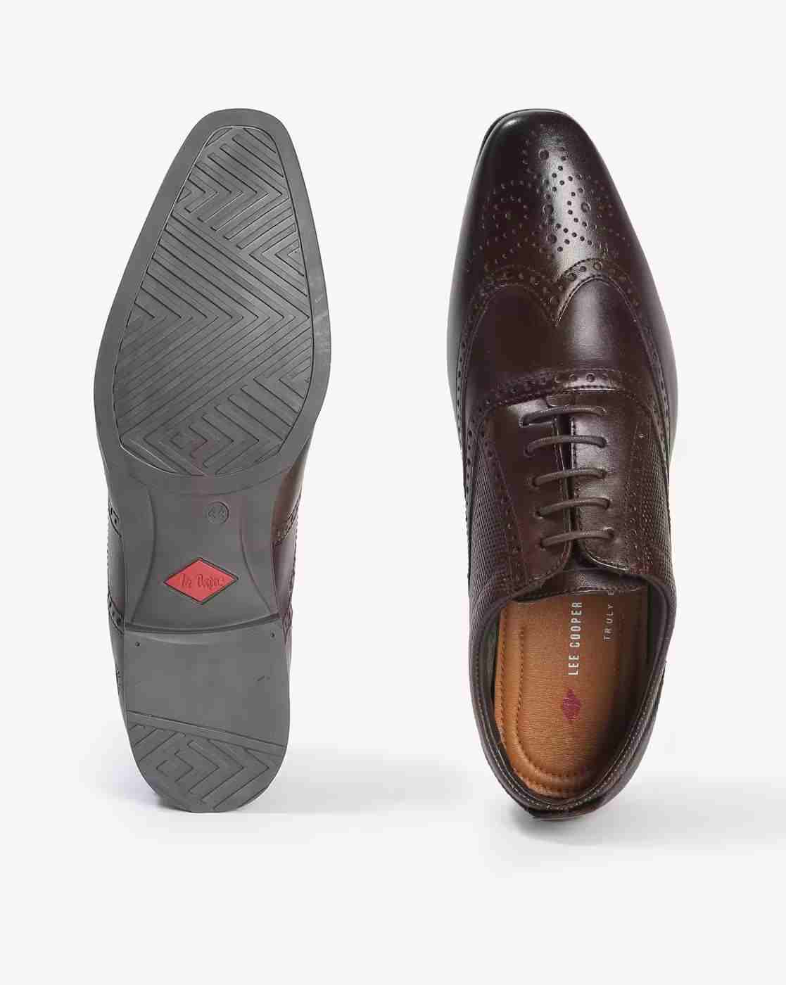 Lee Cooper | Lace-Up Wingtip Oxfords|1