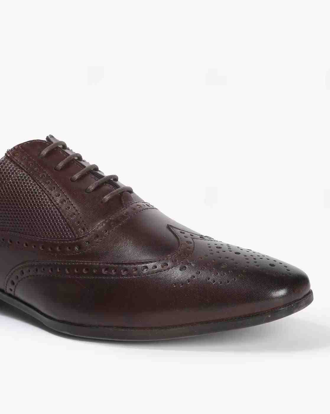 Lee Cooper | Lace-Up Wingtip Oxfords|4