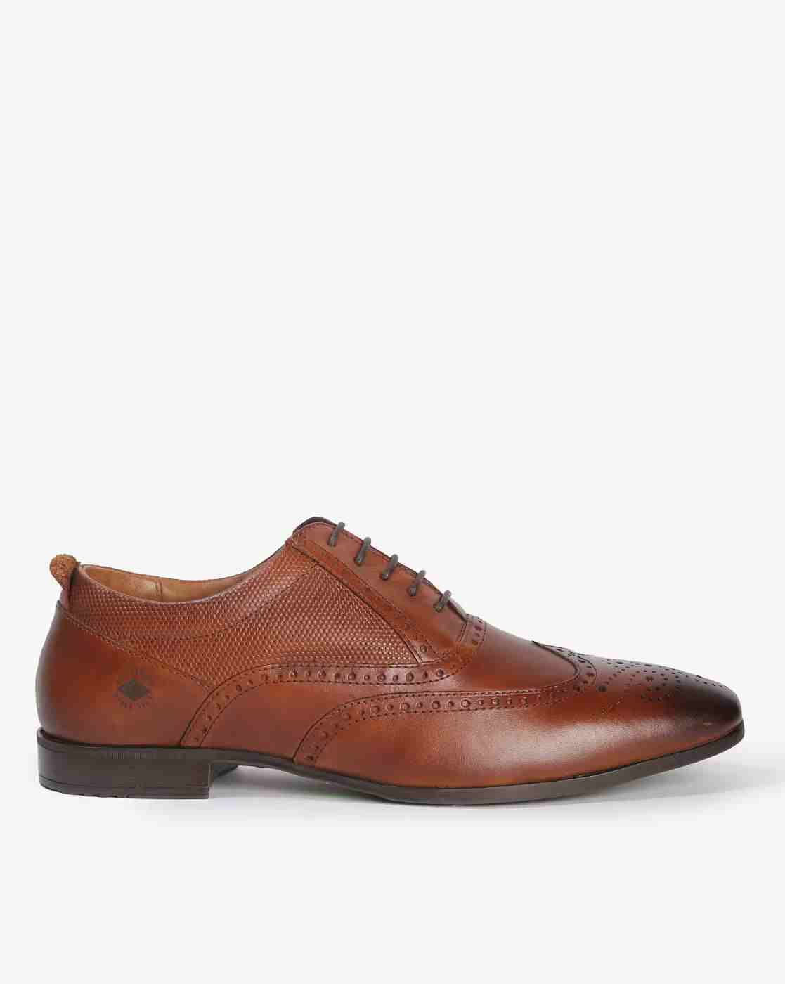 Lace-Up Wingtip Oxfords