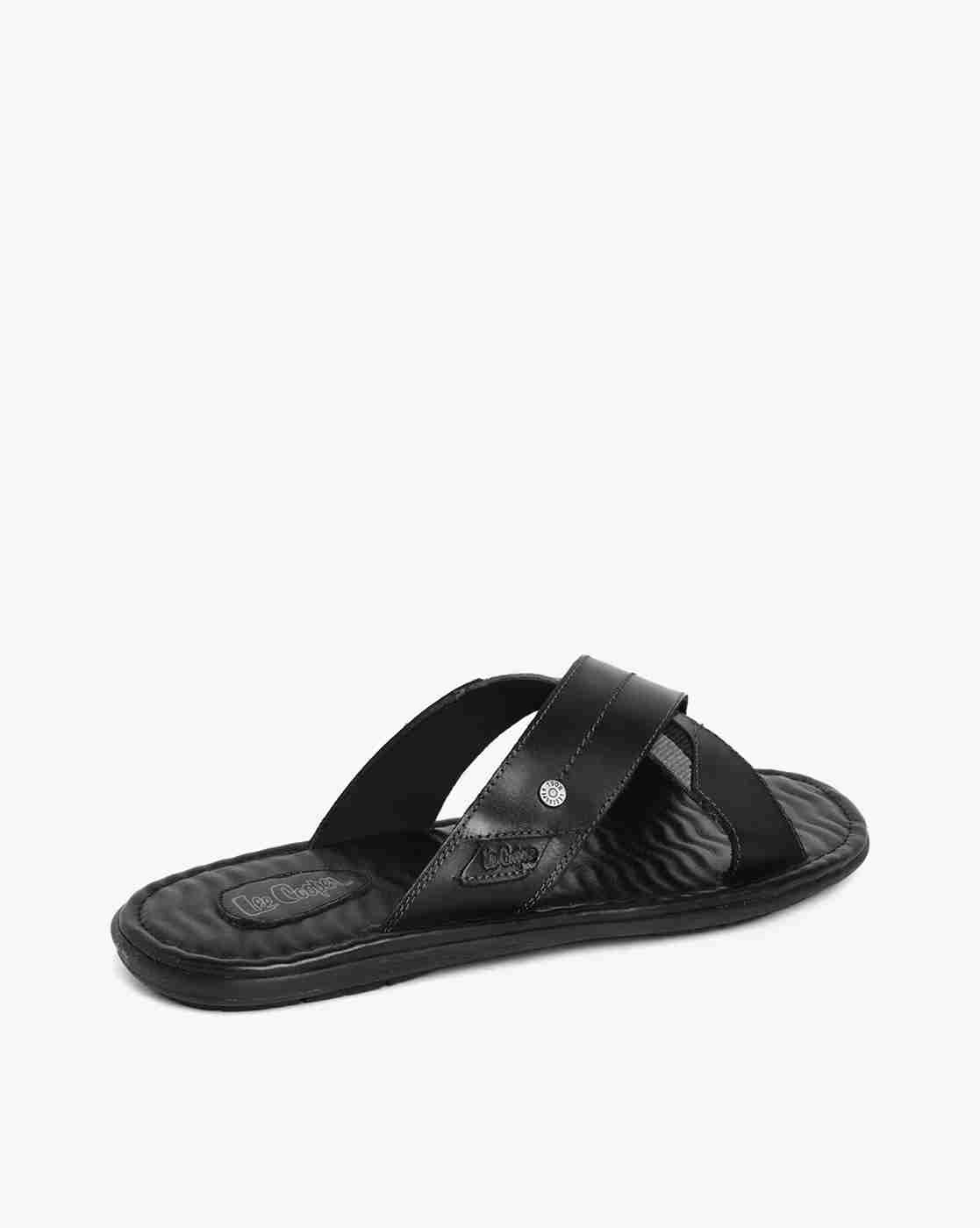 Lee Cooper | Criss-Cross Strap Slip-On Sandals|2
