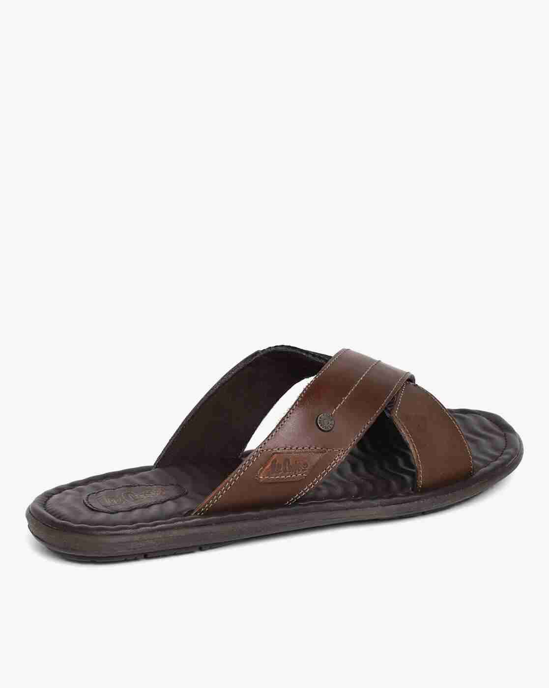 Lee Cooper | Criss-Cross Strap Slip-On Sandals|2