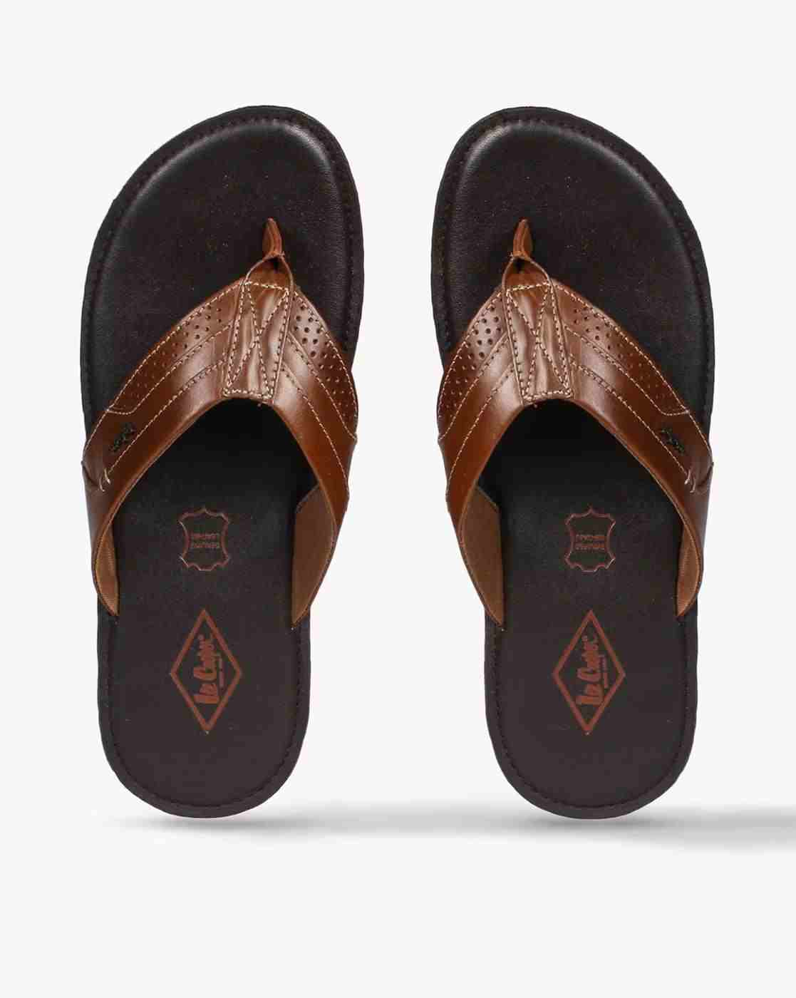 Slip-On Sandals with Perforations