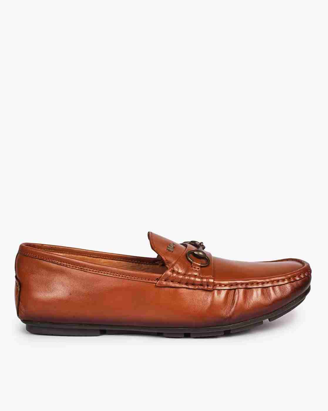 Slip-On Shoes with Metal Accent