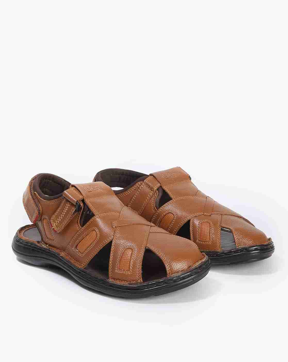 Criss-Cross Shoe-Style Sandals