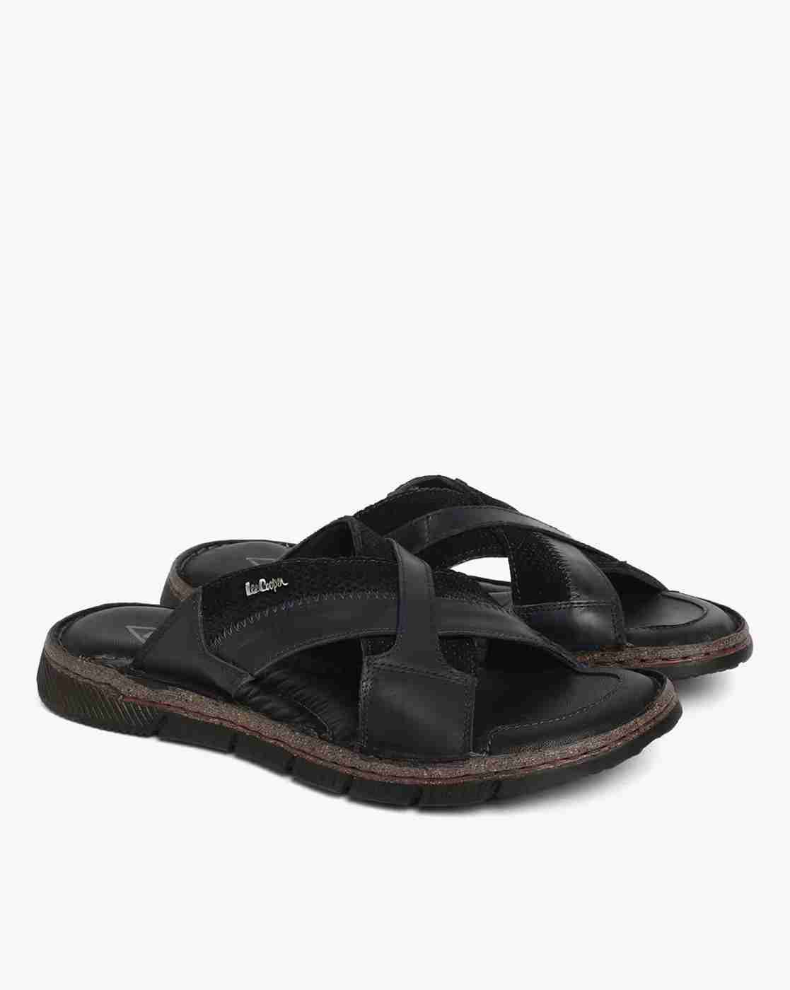 Lee Cooper | Criss-Cross Strap Slip-On Sandals|0
