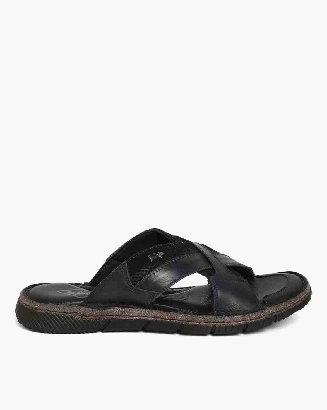 Lee Cooper | Criss-Cross Strap Slip-On Sandals|1