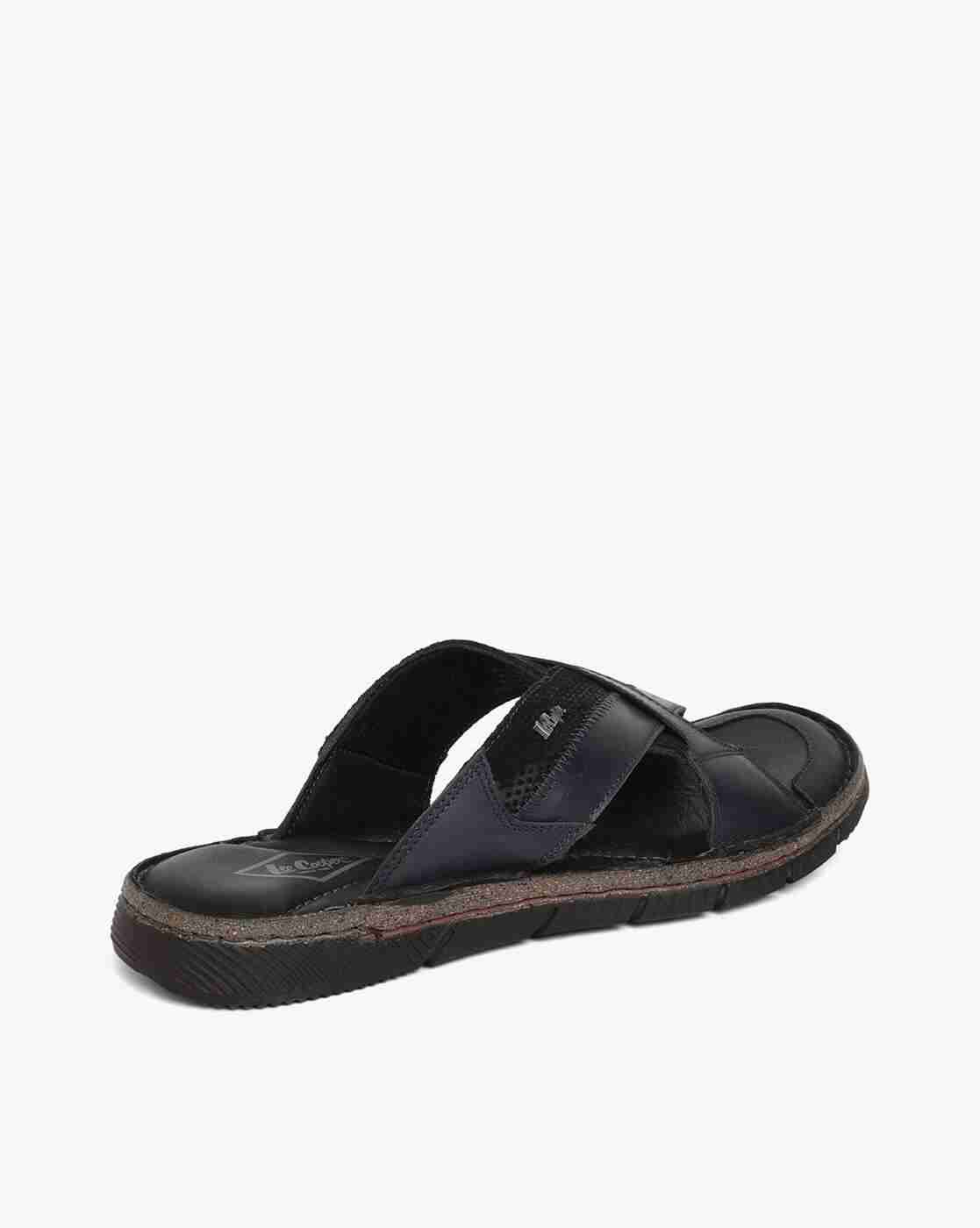 Lee Cooper | Criss-Cross Strap Slip-On Sandals|2
