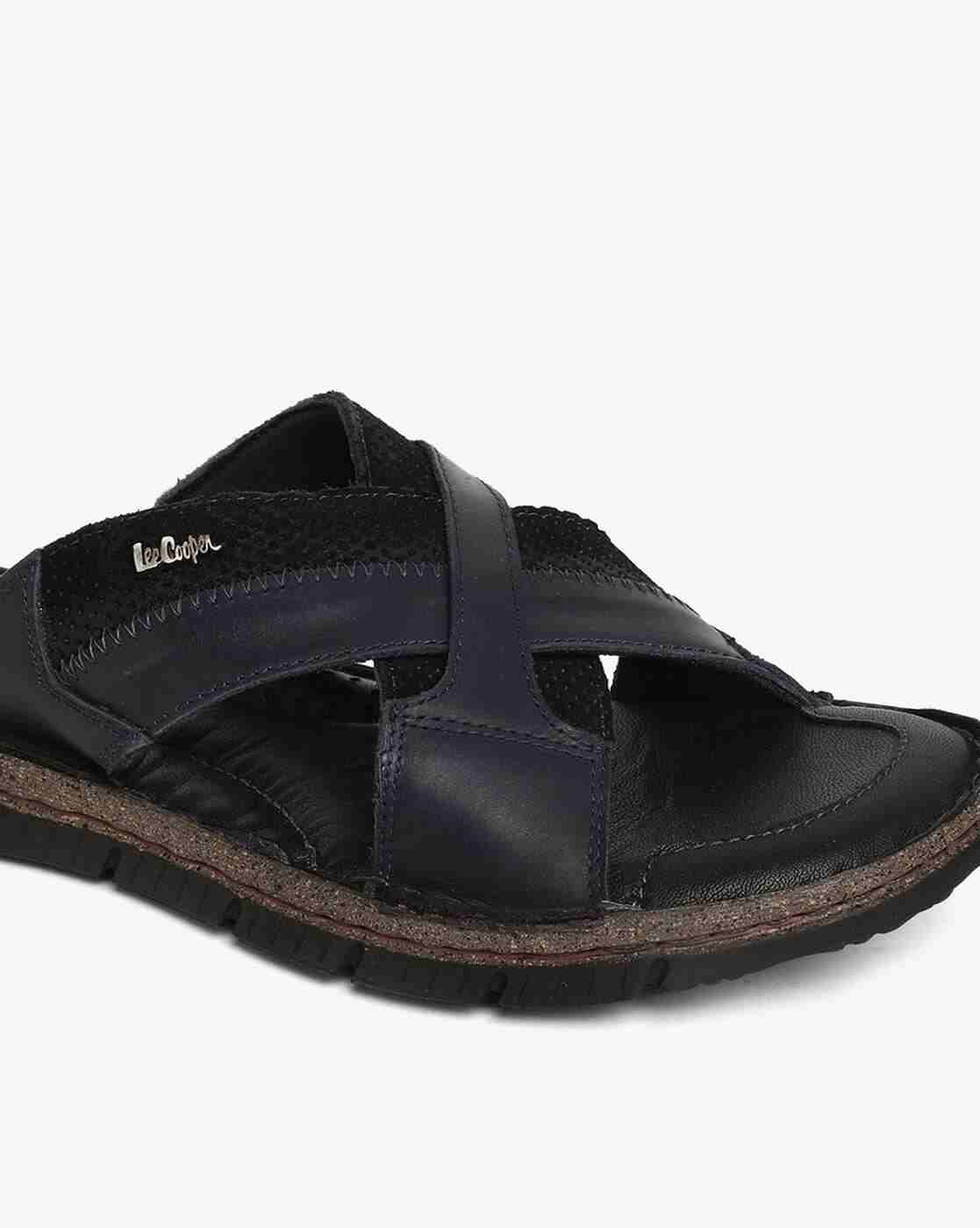 Lee Cooper | Criss-Cross Strap Slip-On Sandals|4