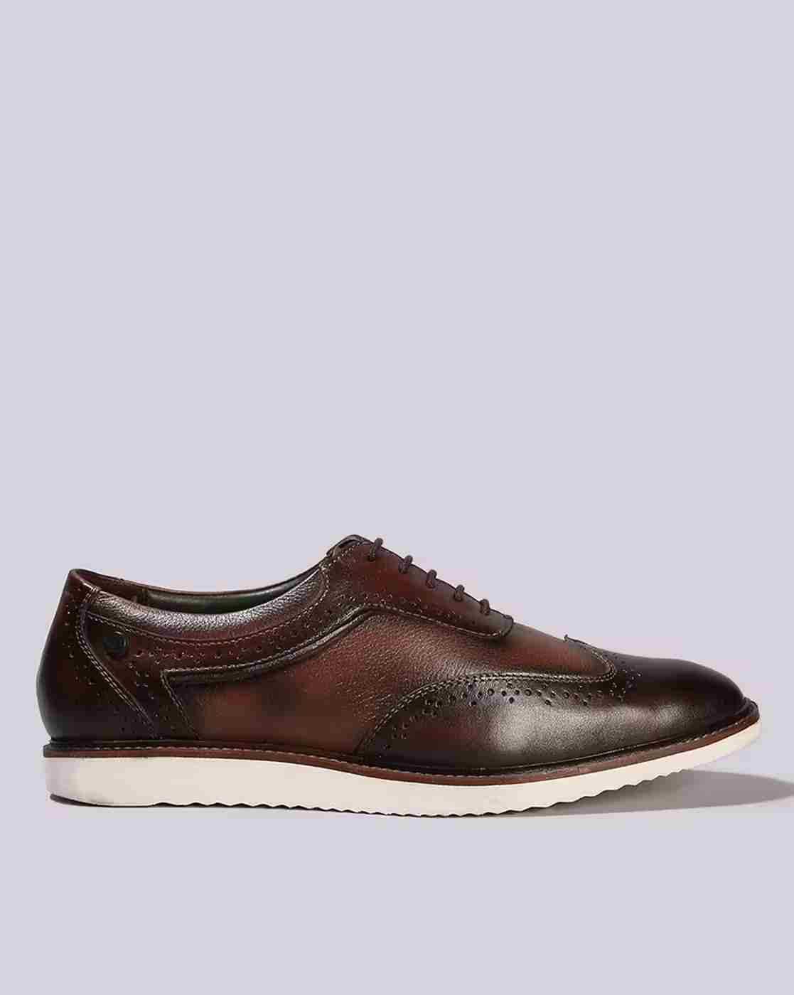 Men Leather Borgue Shoes