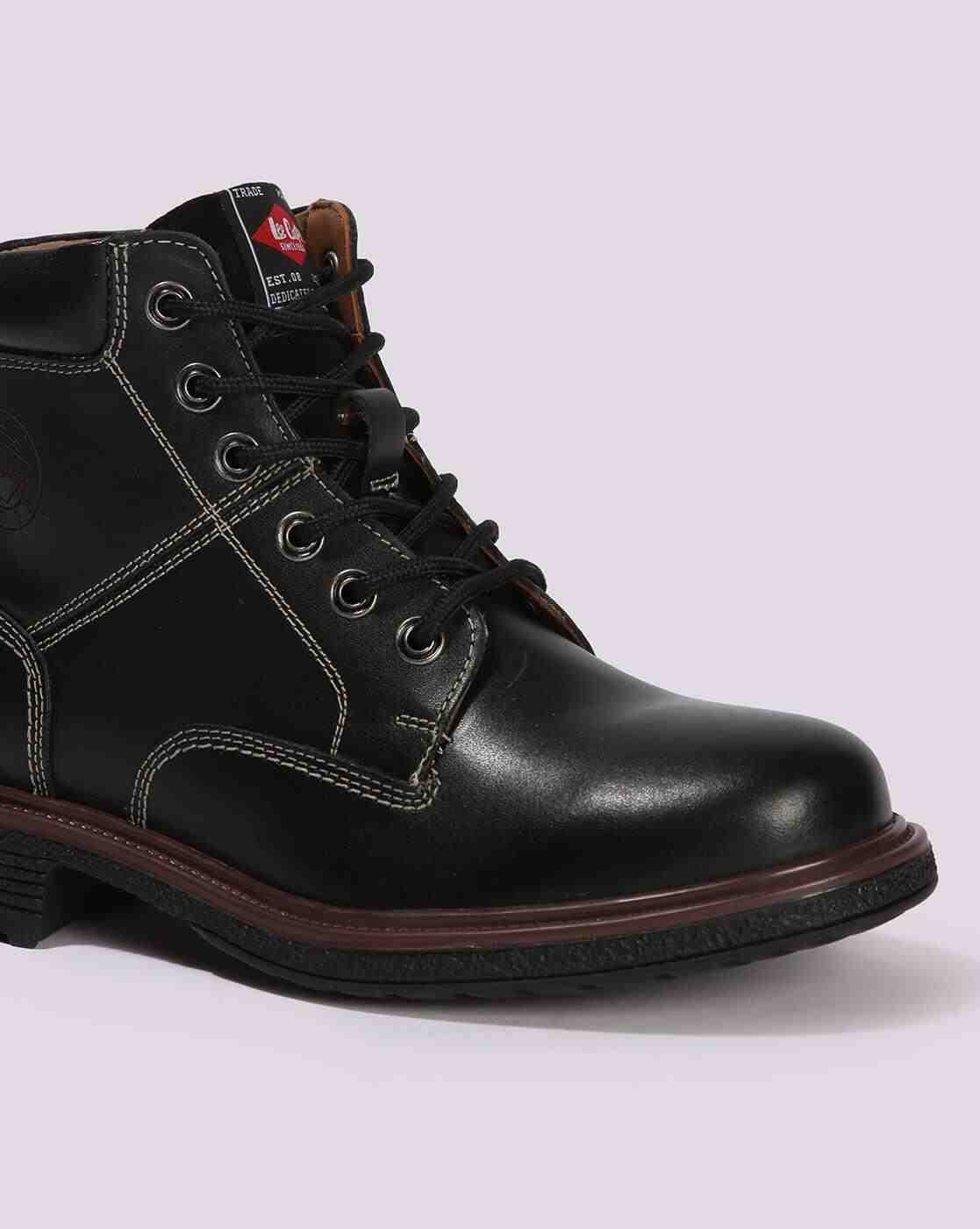 Lee Cooper | Men High-Top Lace-Up Boots|4