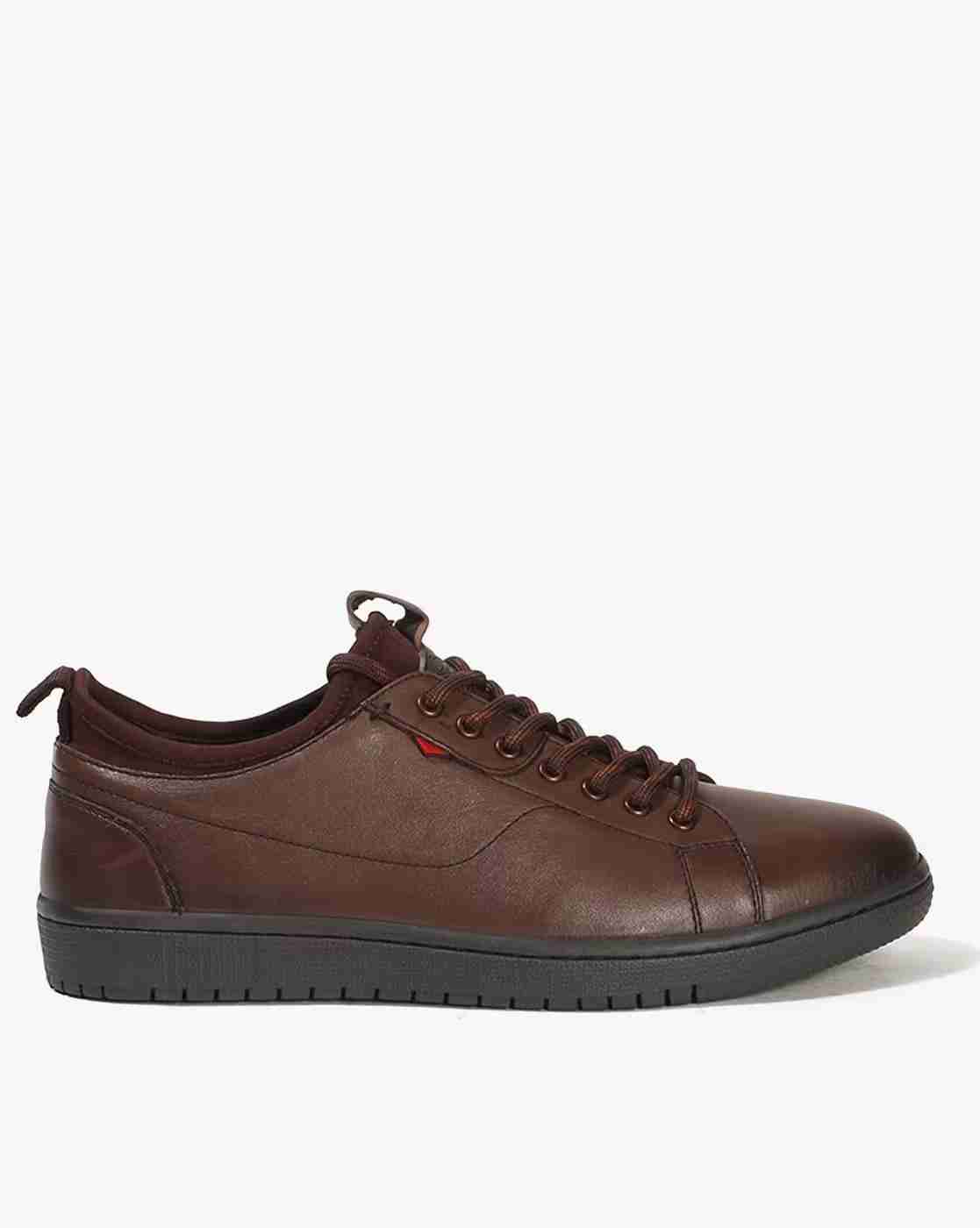 Men Leather Lace-Up Shoes