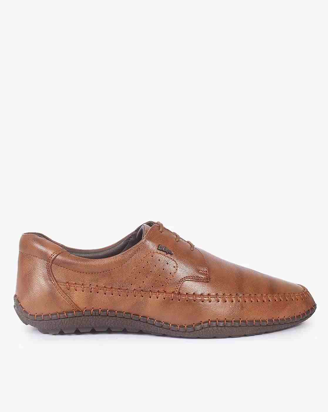 Men Lace-Up Derby Shoes