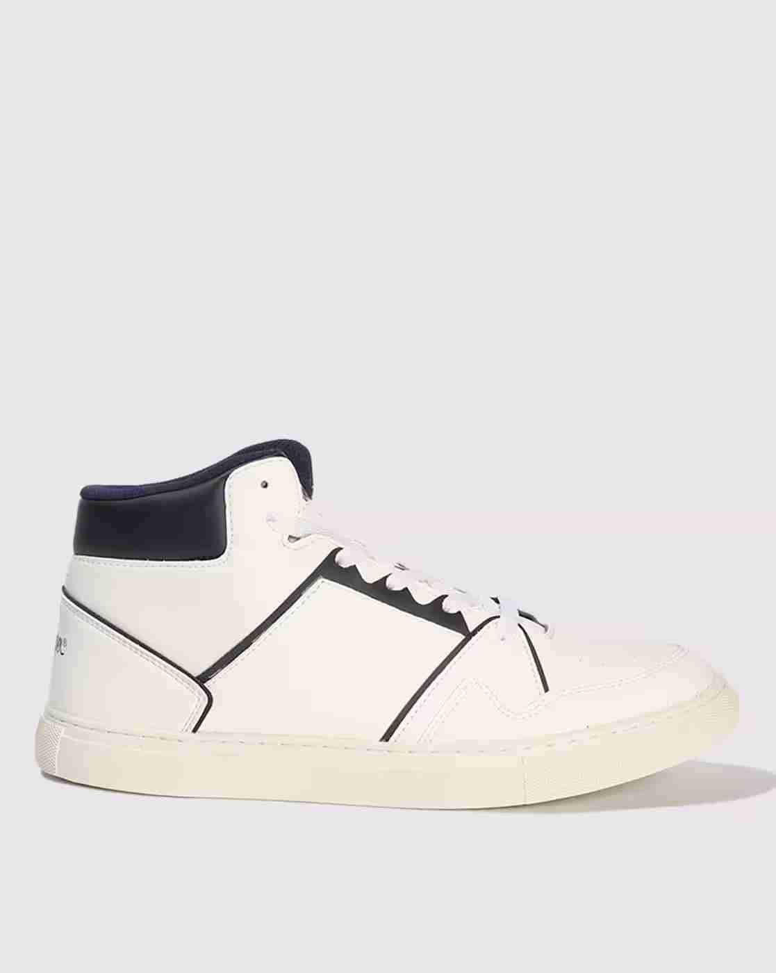 Men Mid-Top Lace-Up Shoes