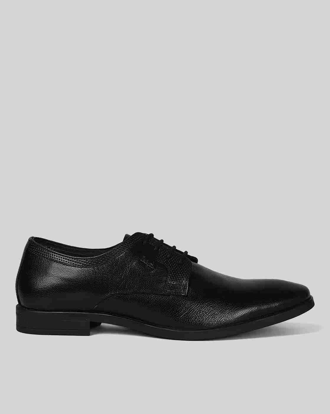 Men Lace-Up Derby Formal Shoes