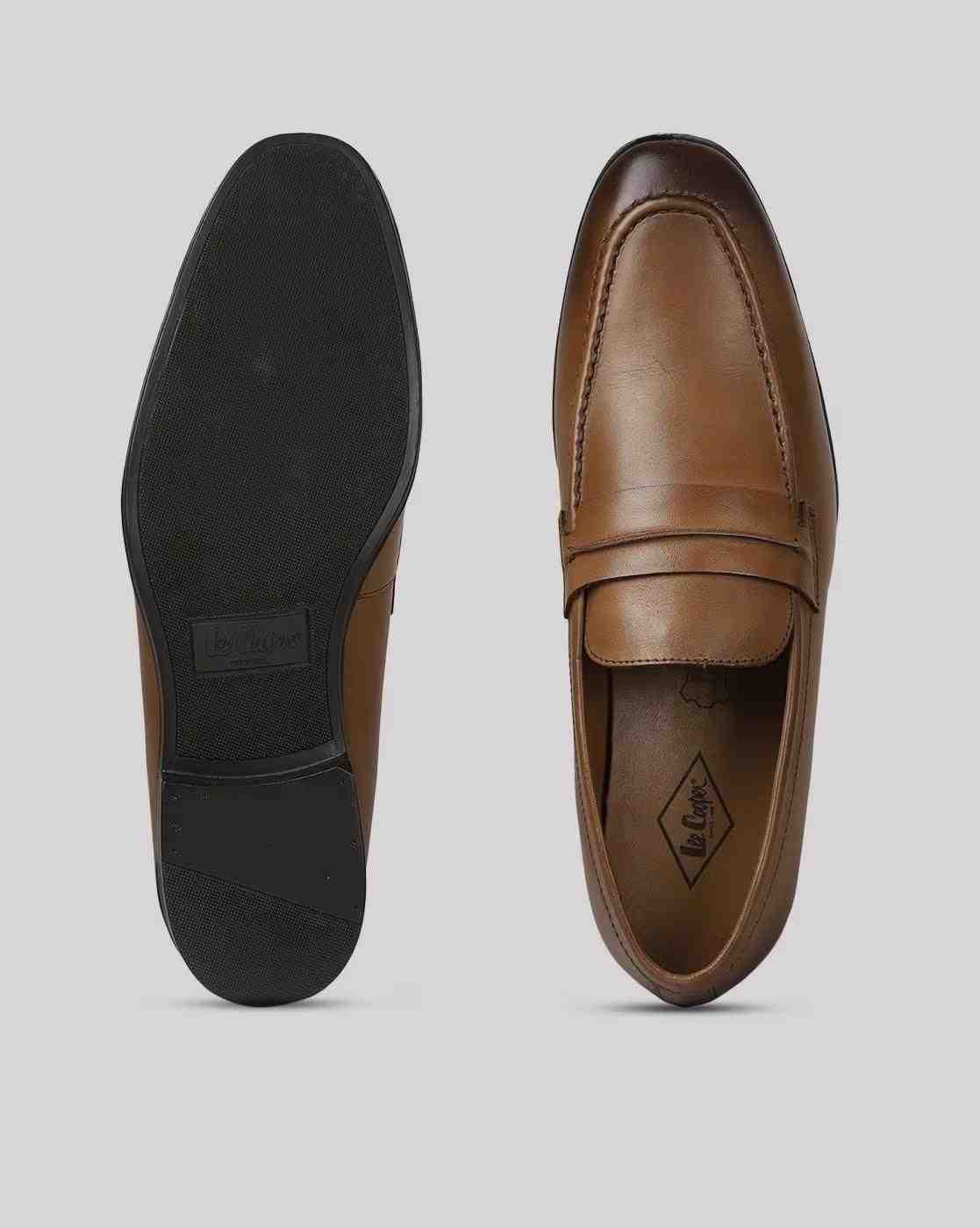 Lee Cooper | Men Leather Penny Loafers|3
