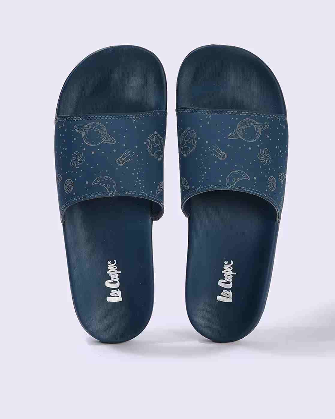 Men Graphic Print Slides