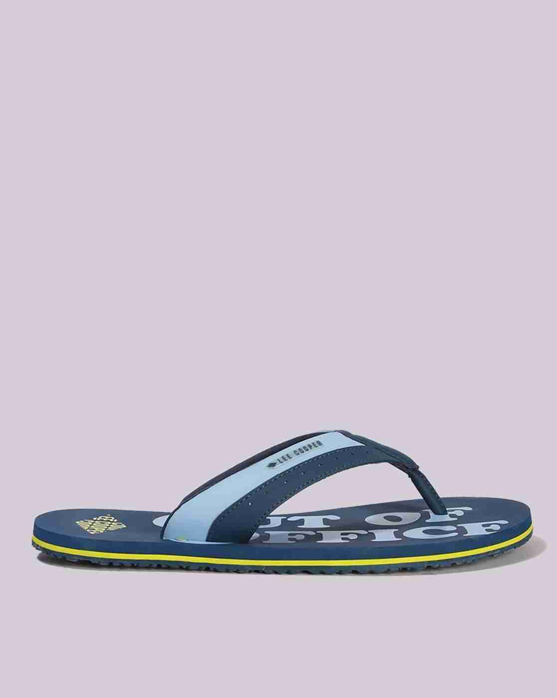Lee Cooper | Men Printed Thong-Strap Flip-Flops|1
