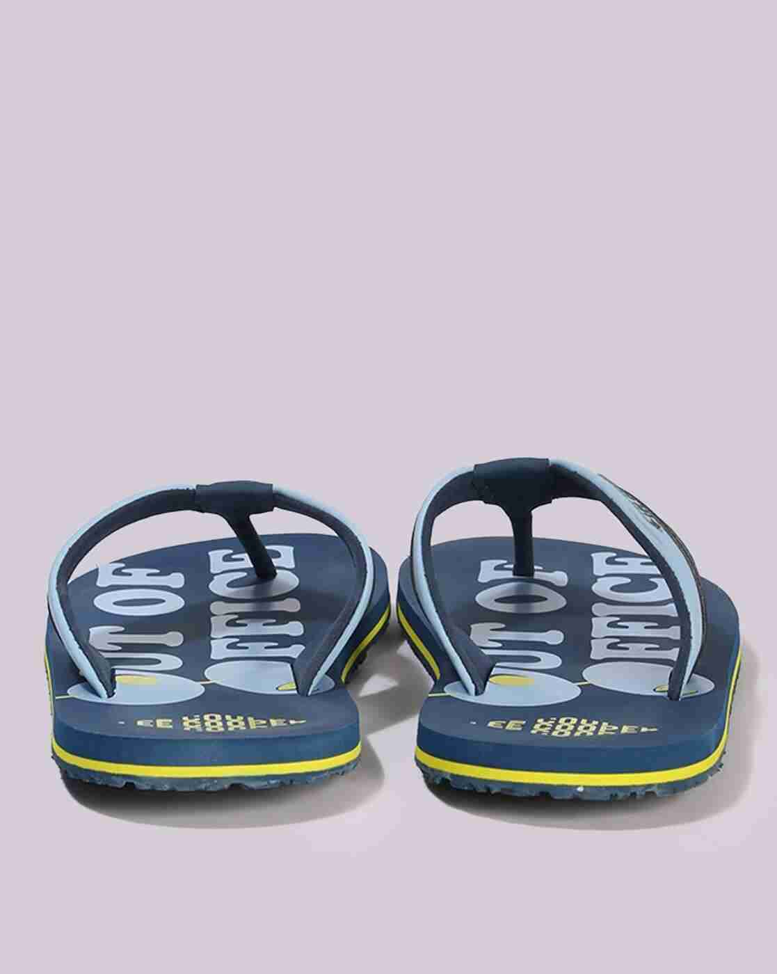 Lee Cooper | Men Printed Thong-Strap Flip-Flops|3