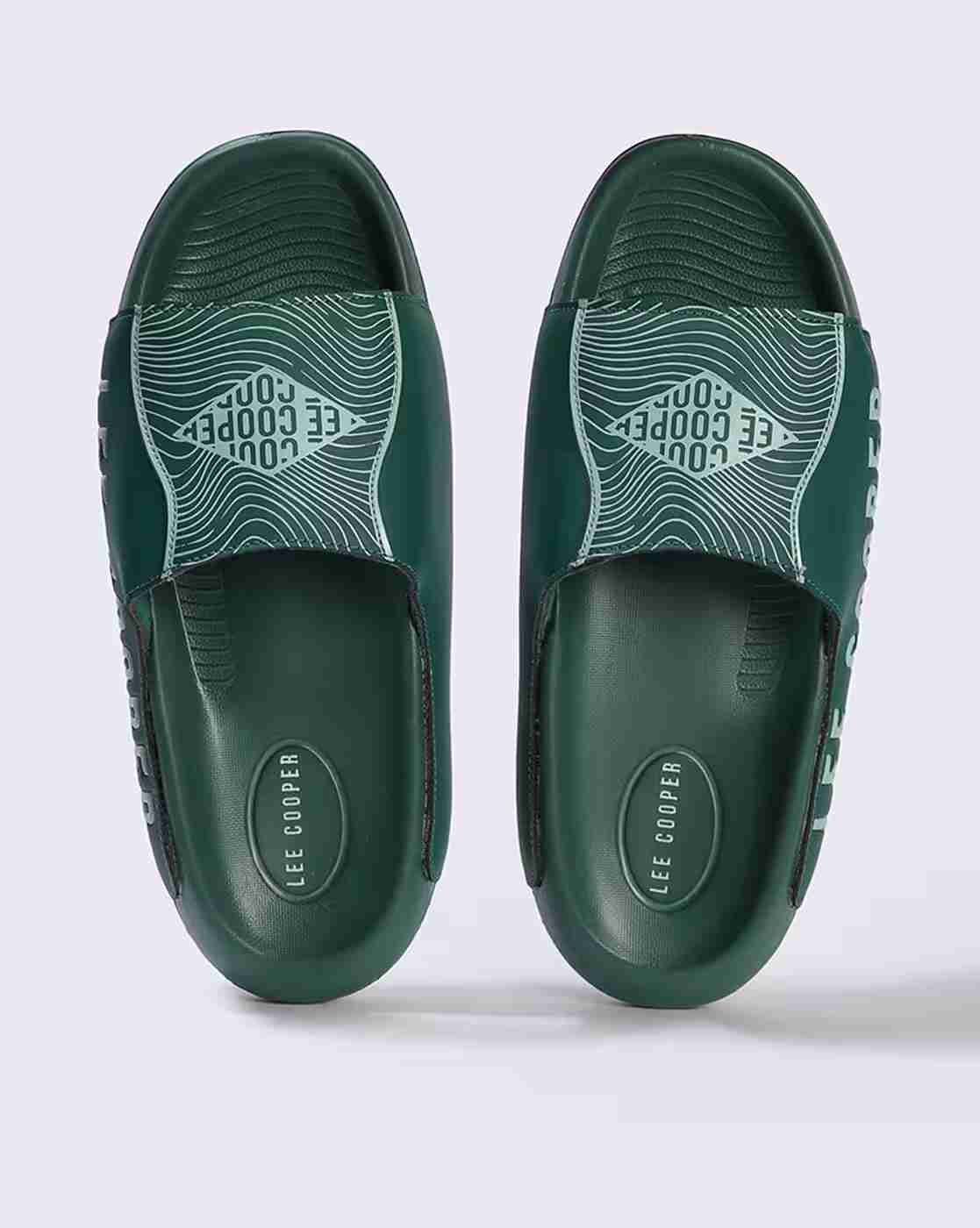 Men Logo Print Open-Toe Slides