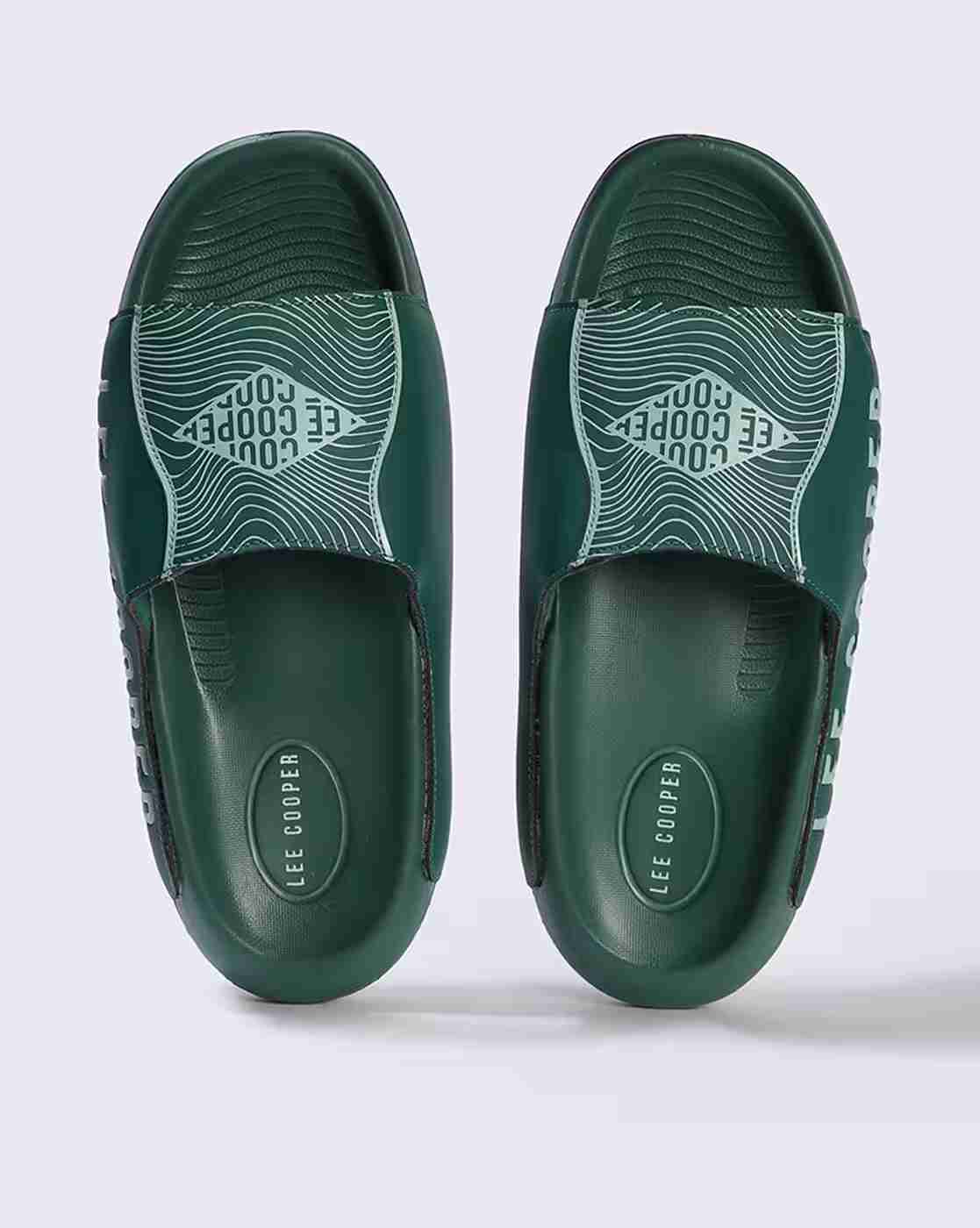 Lee Cooper | Men Logo Print Open-Toe Slides|0