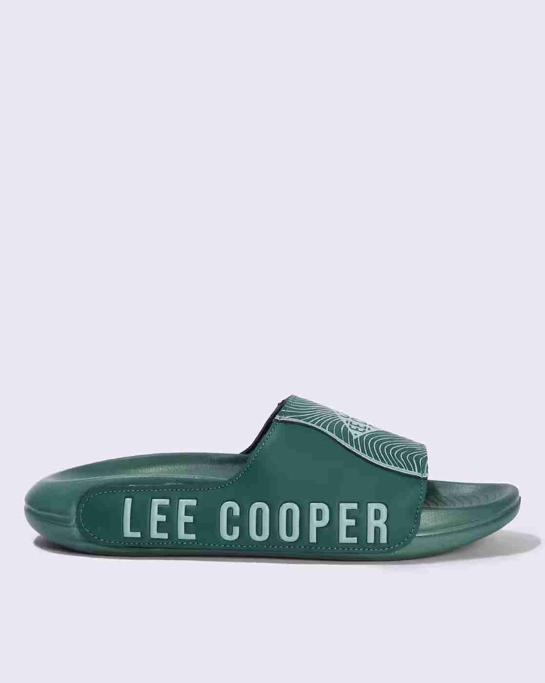 Lee Cooper | Men Logo Print Open-Toe Slides|1