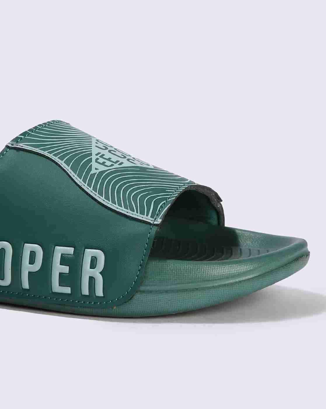 Lee Cooper | Men Logo Print Open-Toe Slides|4