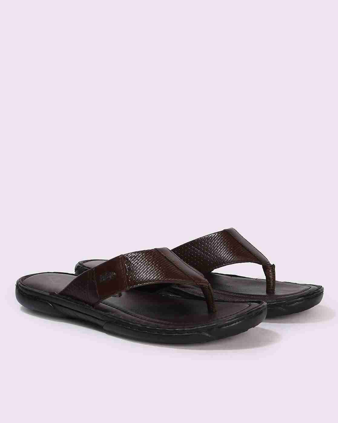 Men Thong-Strap Slip-On Sandals
