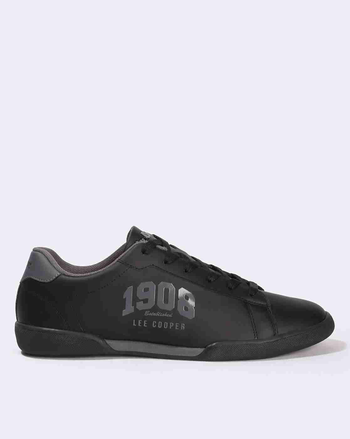 Lee Cooper | Men Brand Print Lace-Up Sneakers|0