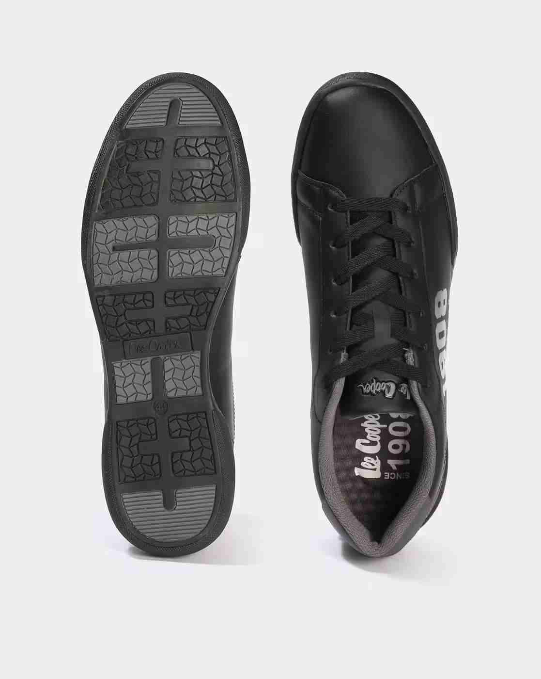 Lee Cooper | Men Brand Print Lace-Up Sneakers|2