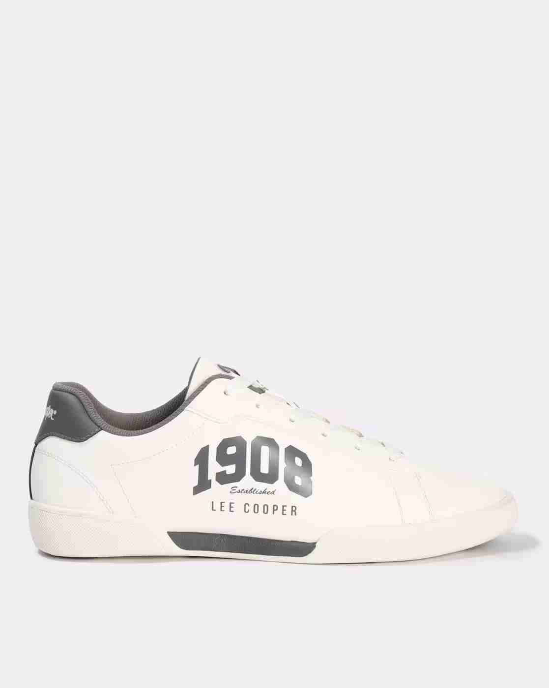 Men Brand Print Lace-Up Sneakers