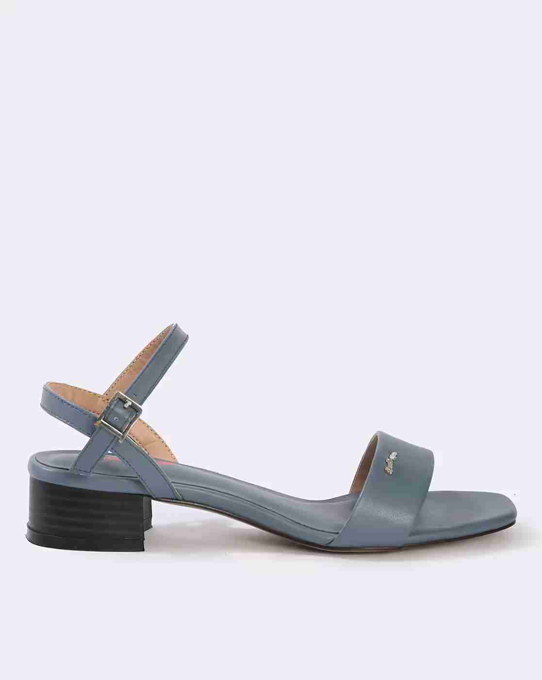 Lee Cooper | Women Chunky-Heeled Sandals with Buckle Closure|1