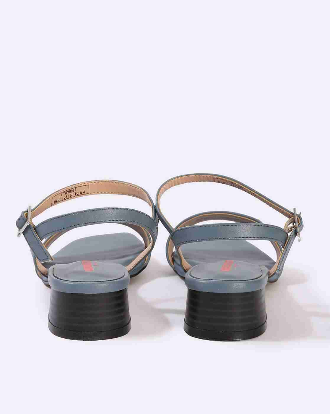 Lee Cooper | Women Chunky-Heeled Sandals with Buckle Closure|3