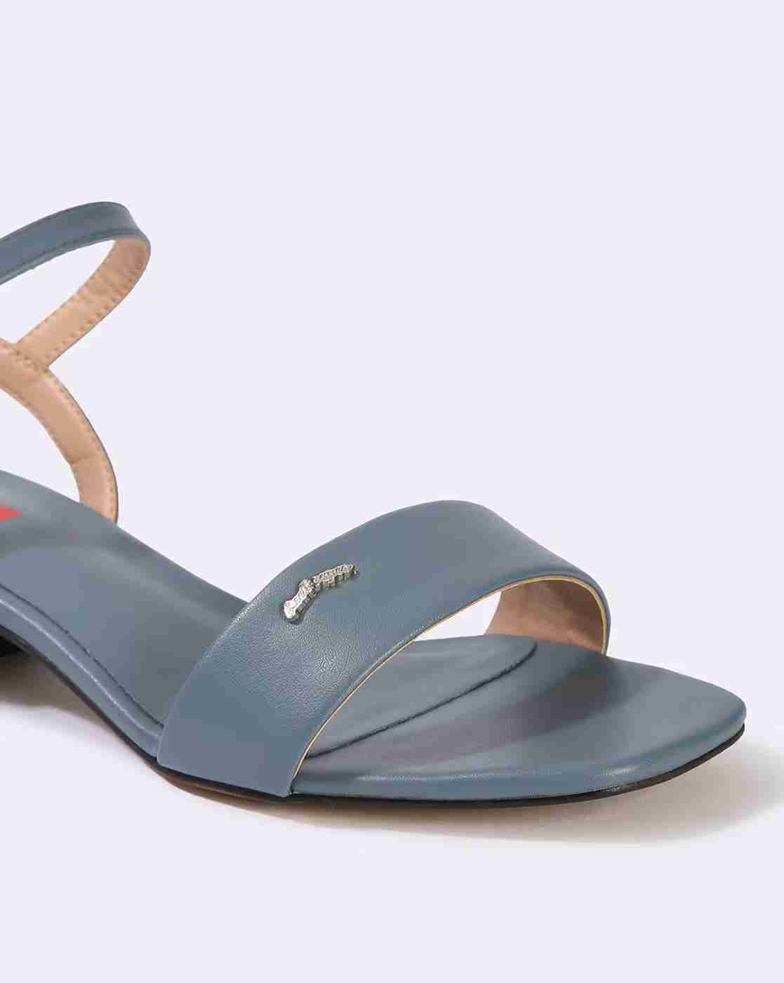 Lee Cooper | Women Chunky-Heeled Sandals with Buckle Closure|4