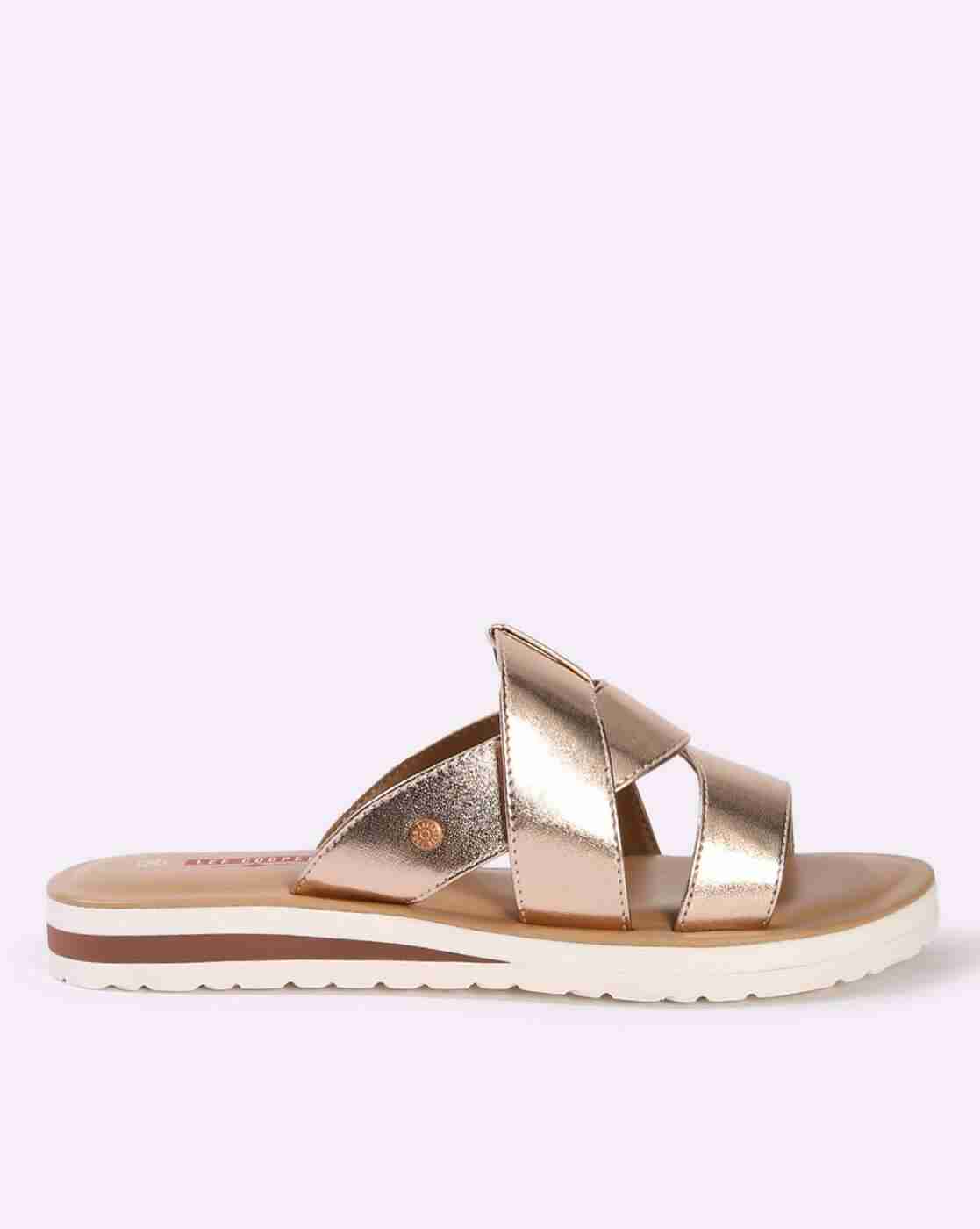 Lee Cooper | Women Criss-Cross Strappy Flat-Sandals|0