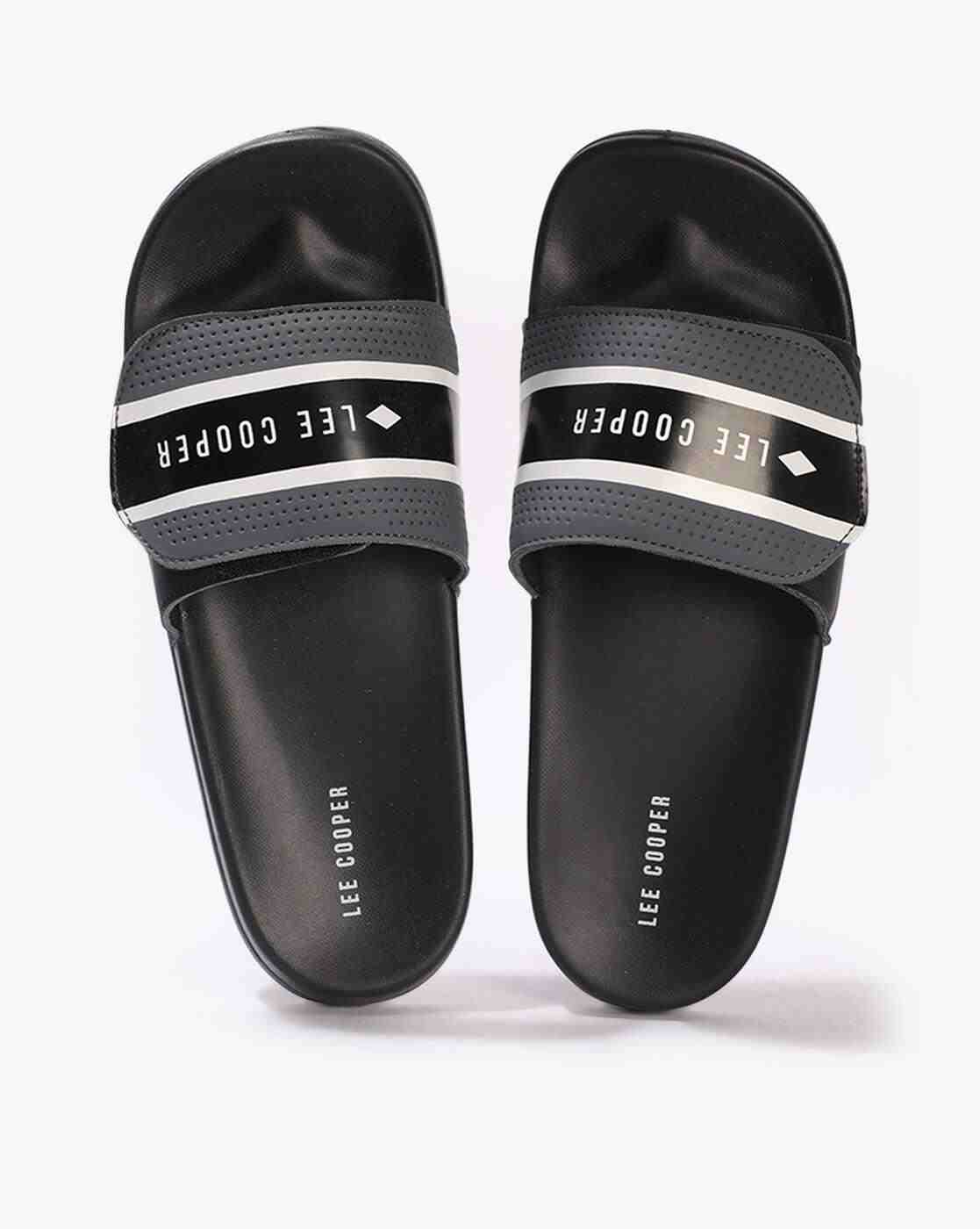 Lee Cooper | Men Logo Print Slip-On Slides|0