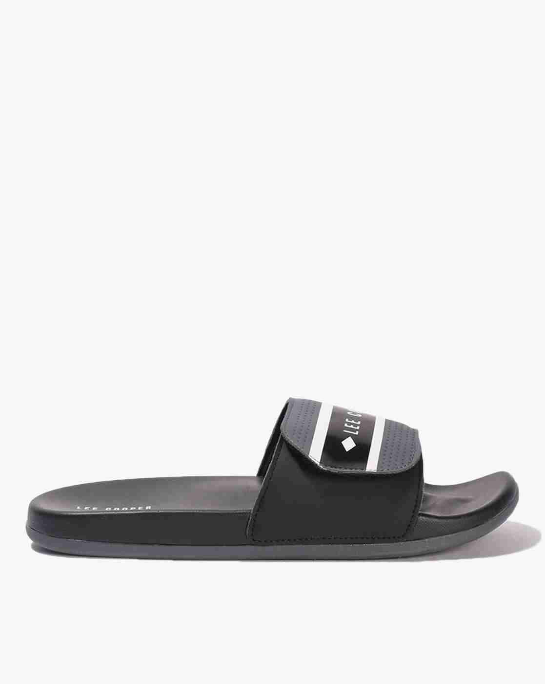 Lee Cooper | Men Logo Print Slip-On Slides|1