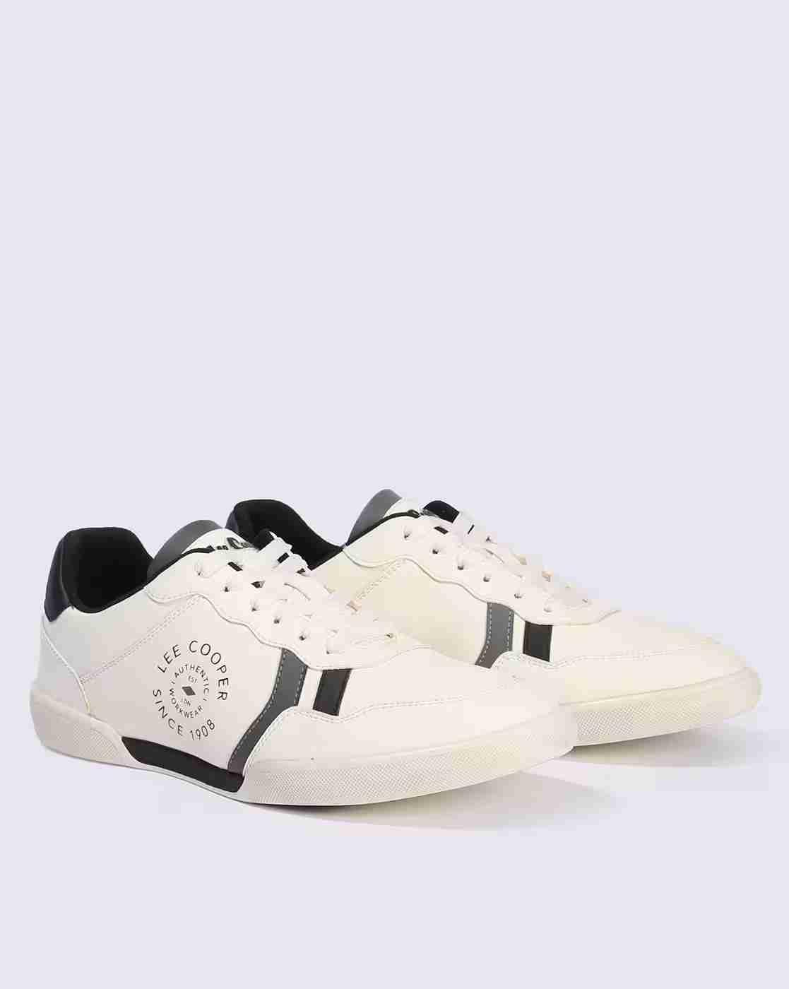 Lee Cooper | Men Brand Print Lace-Up Sneakers|1